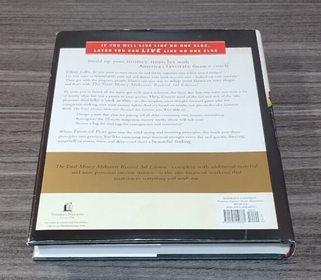 The Total Money Makeover by Dave Ramsey Hardcover 3rd Printing w/ Dust Jacket - Image 3 of 4