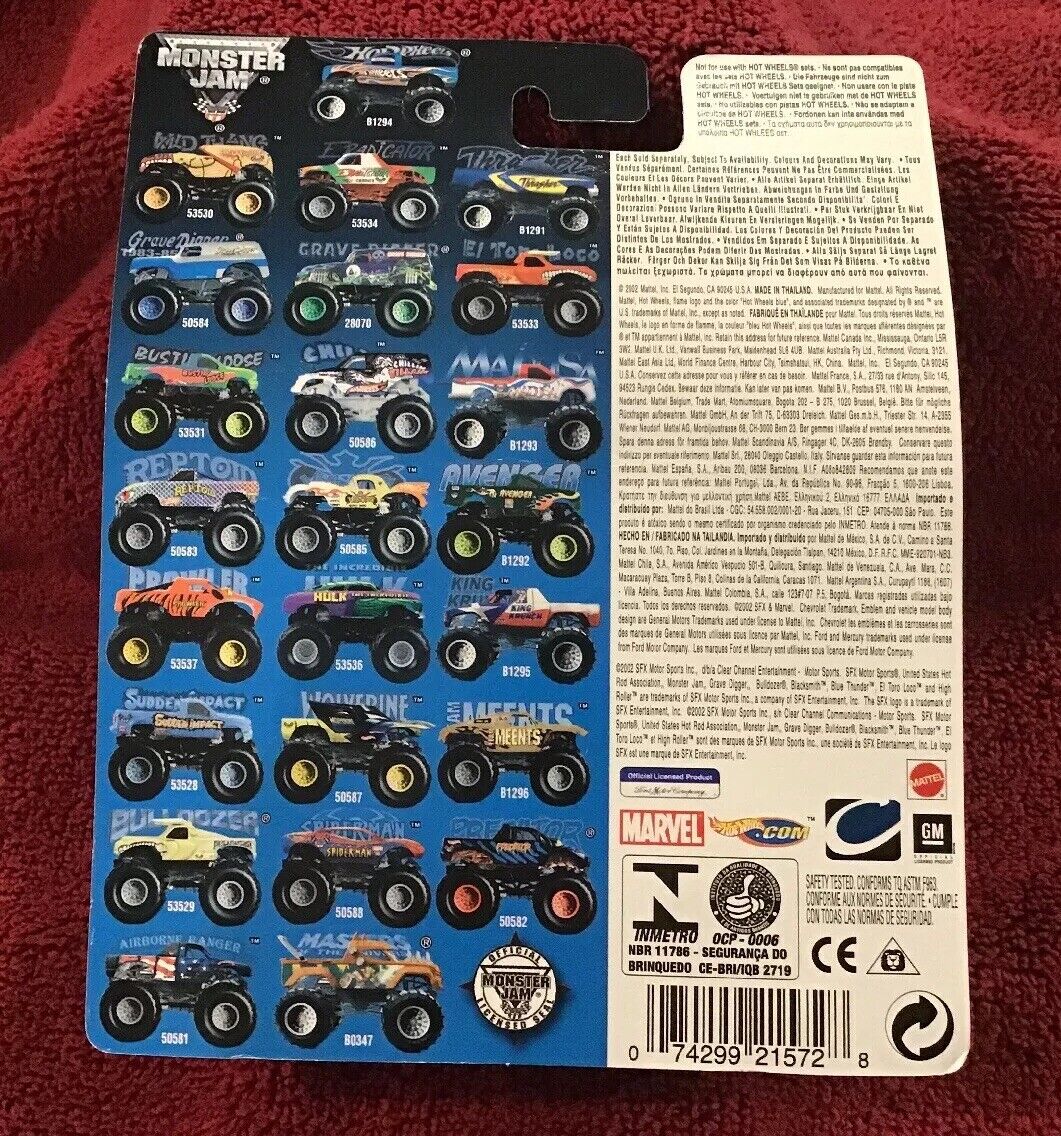 Hot Wheels Monster Truck 1:64, 2 pack (assorted) – Franklin Square Pharmacy