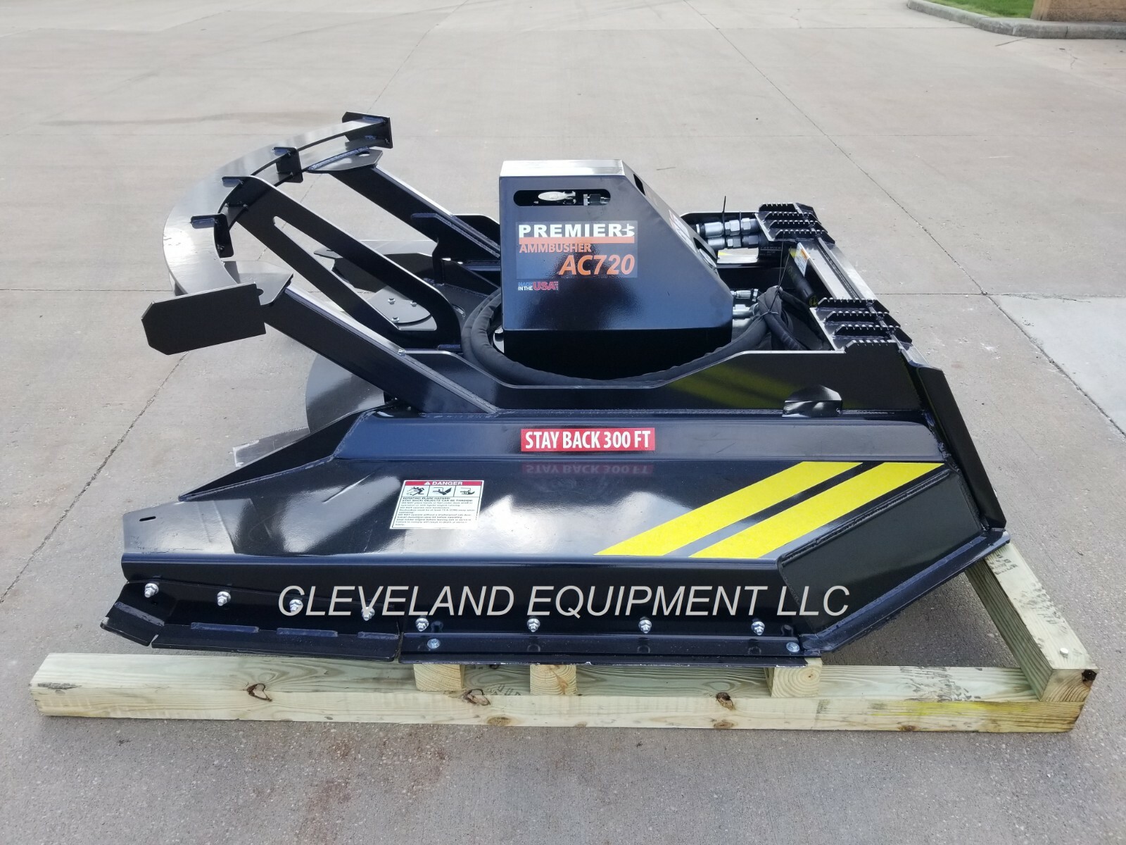 NEW 72" AMMBUSHER AC720 FORESTRY BRUSH CUTTER MOWER SKID STEER LOADER