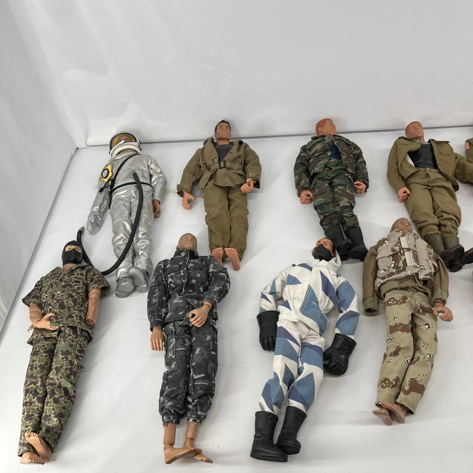 大量 复古 1996 年 特种部队 16 件 12 英寸玩偶和配件。 — 第 3/4 张图片