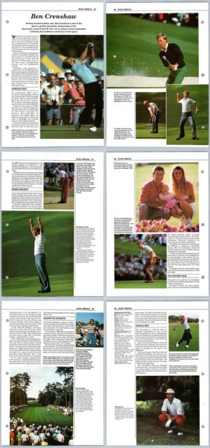 Ben Crenshaw - Star - Improve Your Golf 1989-92 Eaglemoss 3 Pages