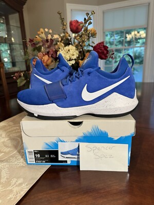 Nike PG1 Paul George Royal Blue Black Basketball Shoes 878627-400