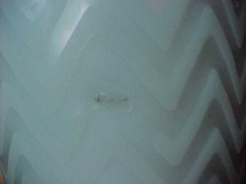 MOTHER OF PEARL BLUE SATIN GLASS 10" VASE MT WASHINGTON - Picture 6 of 7