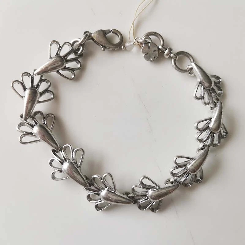 Nuevo 7.5" Lucky Brand Pulsera Floral Regalo Vintage Mujeres Joyería 2 Colores Elegidos Foto 2 de 4