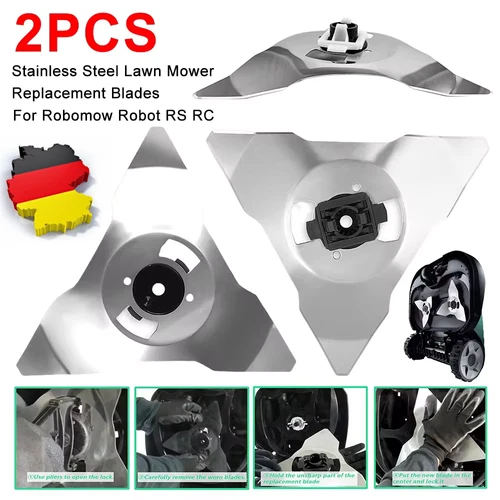 2* ERSATZMESSER Schneid Messer für ROBOMOW RS RC MS Modelle Ersatzklinge MRK
