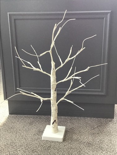 24 LED Warm White Birch Tree Light Table Centrepiece Xmas, Wedding 60cm Height - Picture 2 of 11