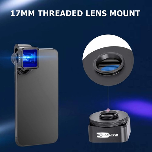 USKEYVISION 1.55X Anamorphic Lens for iPhone 13 Pro 12 Huawei Samsung Smartphone - Picture 6 of 6