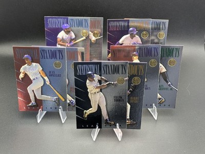 1994 Leaf Statistical Standouts Complete Set 1-10 Thomas Griffey Bonds Ripken Jr