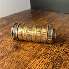 Cryptex Da Vinci Code Mini Cryptex Lock Puzzle Boxes with Hidden Compartments...