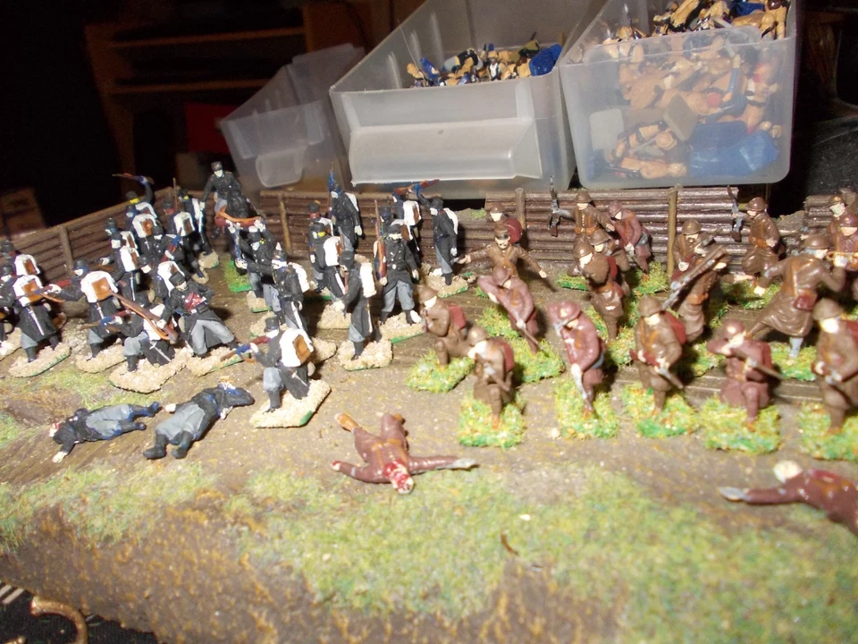 1:72 Figuren Konvolut 134x WW1 Belg. Inf. , Fr. Fremdenlegion u. Kolonialtruppen - Bild 3 von 3