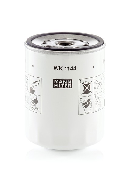 Mann-Filter Kraftstofffilter WK 1144 Anschraubfilter-image