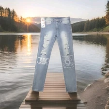 Lady FASHION Jeans size 30”  waist STYLE B01 QUALITY COLLECTION. 