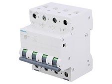 5SL6640-6 Overcurrent Switch 400VAC lNominal: 40A Pole: 3+N DIN Charact: B SI...