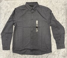 Banana Republic Men  s Long Sleeve Button Up Dress Shirt, Large