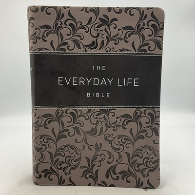 #ad #ad The Everyday Life Bible: Old A New Testament Gray Imitation Leather Joyce Meye $35.99