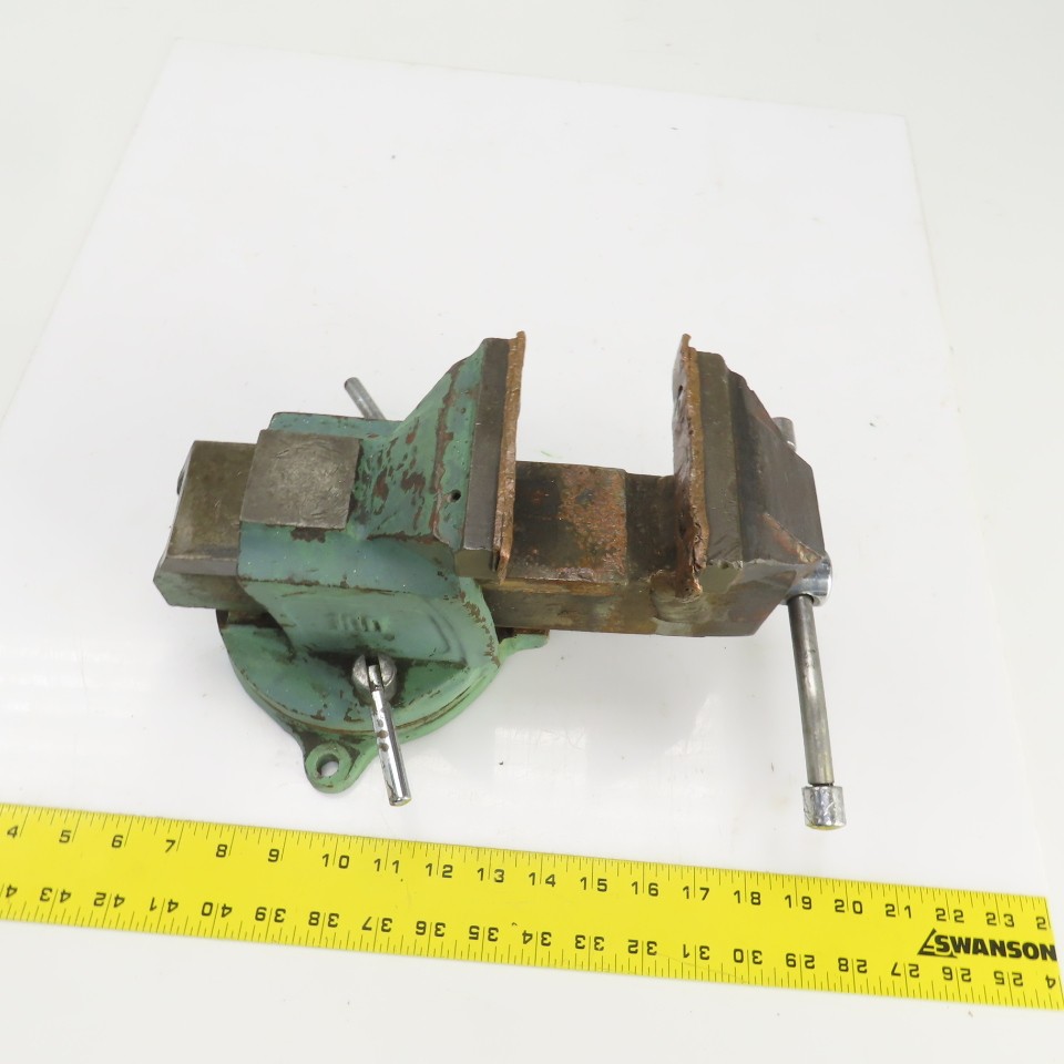 Unbranded Machinist Swivel Base Combination Bench Vise 4" Jaws 4" Opening