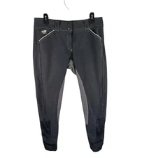 Piper By Smartpak Riding Pants Women’s 30L Equestrian Horse Riding Breeches Gray
