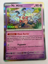 Mr. Mime Holo Rare SV: Scarlet & Violet 151 122/165 NM