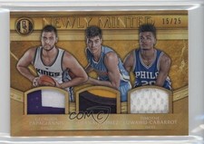 2016 Panini Gold Standard 15/25 Georgios Papagiannis Juan Hernangomez #12 13c7