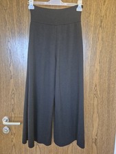 Sarah Pacini Strickhose  Gr. 1 schwarz weites Bein elastischen breiter Bund