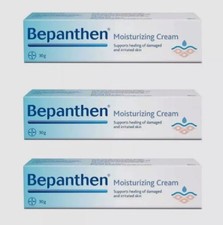 3X Bepanthen Moisturizing Cream 30g Heals Soothes Dry, Irritated Skin