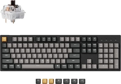 Keychron C2 Pro Wired Custom Mechanical Keyboard Full Size Layout Brown Switch