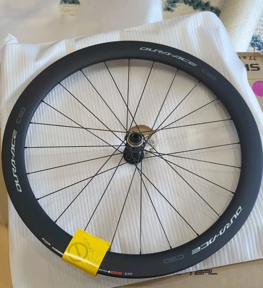 Nuevo juego de ruedas de carretera Shimano Dura-Ace WH-R9270 C50 2025 - cubierta sin cámara Foto 3 de 4