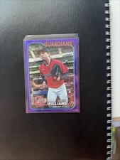 2024 Topps Update Series - Rookie Debut Gavin Williams #US294 Purple Holo...