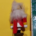 Hand Painted Wooden Nutcracker Soldier Figurine 5in Christmas vintage EXL — photo 2