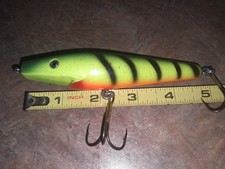 MUSKY MUSKIE PIKE ODYSSEY PIG  5" PIGLET VERY RARE FISHING LURE GLIDE JERK BAIT