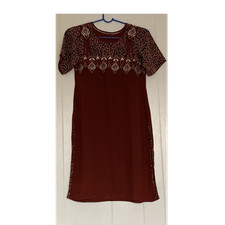 Women  s Pakistani Salwar Kameez 2-Piece Set maroon
