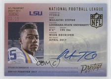 2017 Panini Prestige NFL Passport Ink 20/25 Malachi Dupre #14 Auto pn1