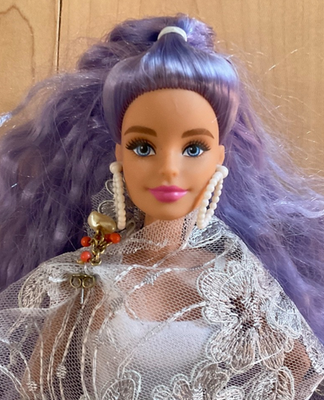 Purple hair Barbie Extra #6 Articulated GXF08, shorts,top,scarf | eBay Purple hair Barbie Extra #6 Articulated GXF08, shorts,top,scarf | eBay