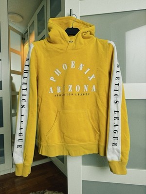 H&M 170 gelb Pulli Sweatshirt Kaputzenpullover Arizona Hoodie