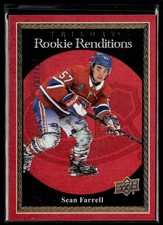 2023-24 Upper Deck Trilogy Rookie Renditions Sean Farrell Montreal Canadiens