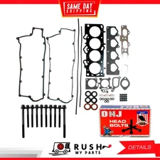 01-12 Cylinder Head Set with Head Bolt Kit For Hyundai 2.0L L4 DNJ HGB120