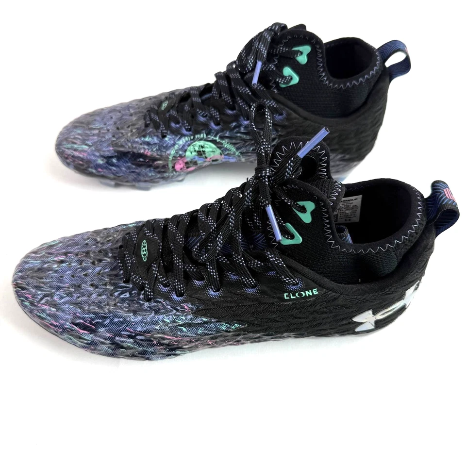 Under Armour Spotlight Clone 3.0 MC World Tour, Football Cleats. Men’s 10 EUC - Image 3 of 4
