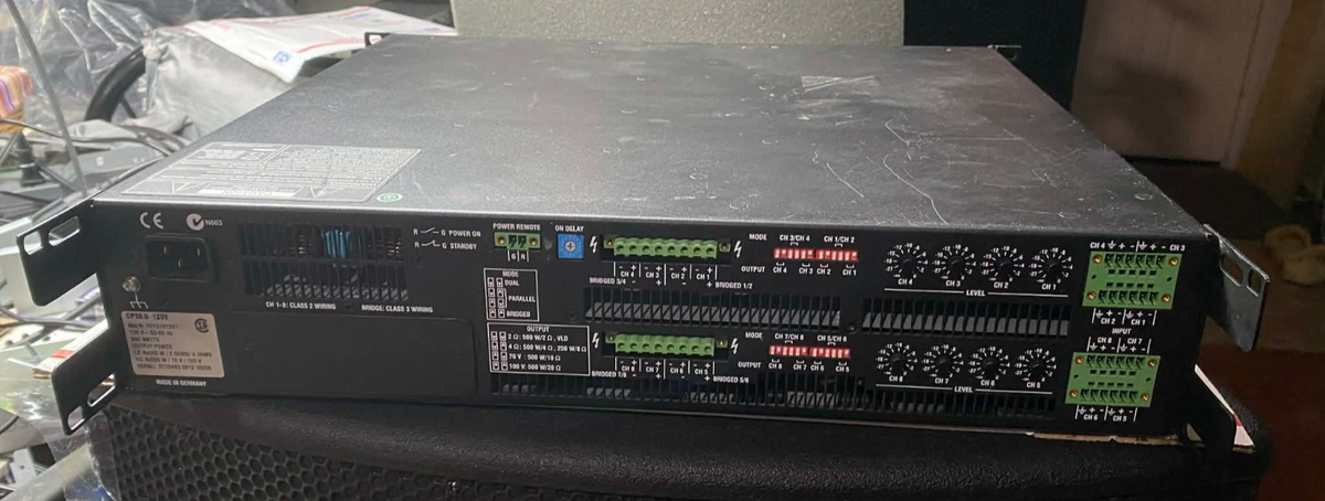 Electro-Voice CPS 8.5 500W per Channel 8-CH Power Amplifier | eBay