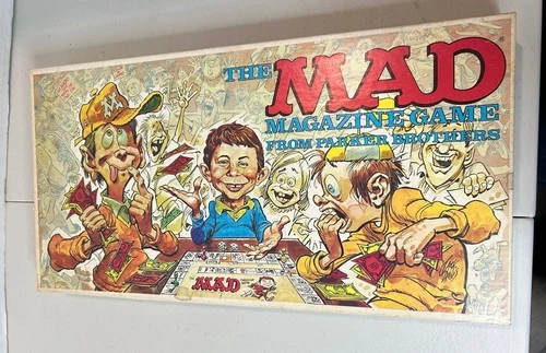 The Mad Magazine Board Game 100% Complete Parker Brothers 1979 Vintage