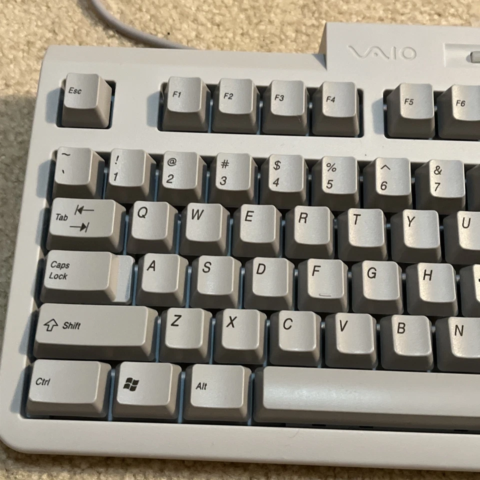 Sony Vaio PCVA-KB4P/U PS/2 Wired Computer Keyboard New Vintage Gaming - Image 2 of 4