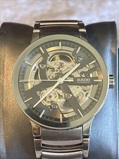 RADO Centrix R30178152 Black Automatic Stainless Men's Watch 38mm Skeleton Dial