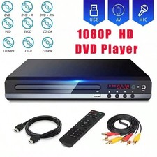 1080P Region Free DVD Player HDMI AV USB CD Player with Remote