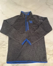 Columbia Kentucky Wildcats Sweater Mens Gray Sweatshirt Knit 1/4 Zip NWT Sz S-L