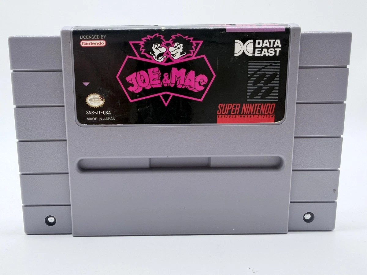Joe & Mac Nintendo SNES Video Games for sale | eBay
