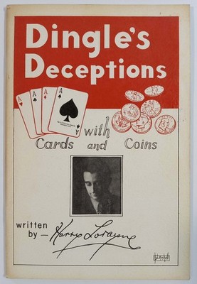 Dingle's Deceptions with Cards and Coins; Lorayne, Harry, 1971 - Magic Book