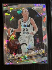 🏀 Courtney Vandersloot 2025 Panini Prizm WNBA - Cracked Ice Prizm #124 Sky 🏀