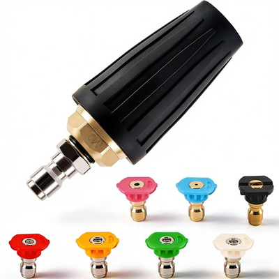 #ad #ad Pressure Washer Tips Turbo Nozzle 4000 PSI with 7 Pieces Spray Tips 4.0 GPM ... $27.91