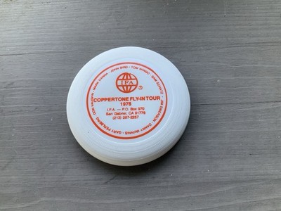 wham-o frisbee mini coppertone Fly-in tour
