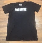 Boys/Girls Size 16 FORTNITE T-shirt tee Black Cotton 780
