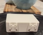White Plastic Insulin/Pep Syringe Storage Carry Case with Latches — photo 3
